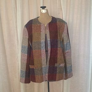 Vintage willow ridge plaid jacket